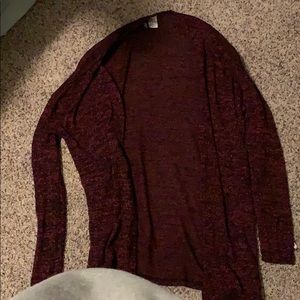 Dark purple cardigan